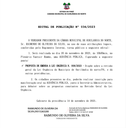 Presidente da Câmara convida população para Audiência Pública