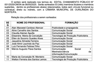 EDITAL DE PUBLICAÇÃO Nº 014/2025/CMON